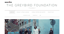 Desktop Screenshot of greybirdfoundation.org